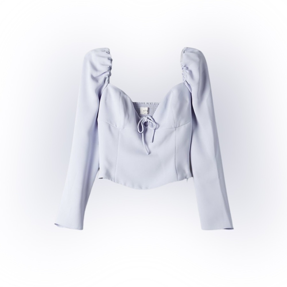 Aritzia Wilfred Novella Blouse in Pale Violet
